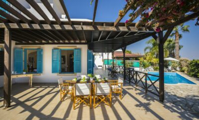 Атмосферная видовая вилла АЙОС ЭЛИАС в средиземноморском стиле