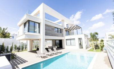 Панорама вилла — новый 3 спальный дом с бассейном в Протарасе