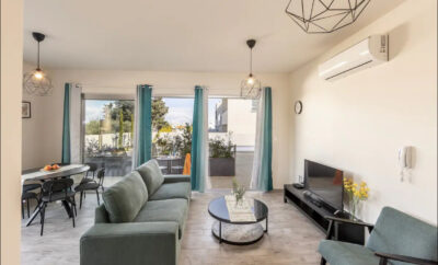 MYTHICAL BLUE апартамент на земле с bbq и коммунальным бассейном