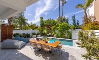 NARCISSOS VILLA — современный дом с бассейном в Каво Греко