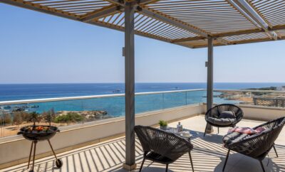 САНРАЙЗ — ФЕШЕНЕБЕЛЬНЫЙ ПЕНТХАУС У МОРЯ с 3 спальнями