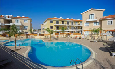 KYKLADES SPA RESORT AG — 2 спальный апартамент с бассейном в пешей доступности к пляжам Каппариса